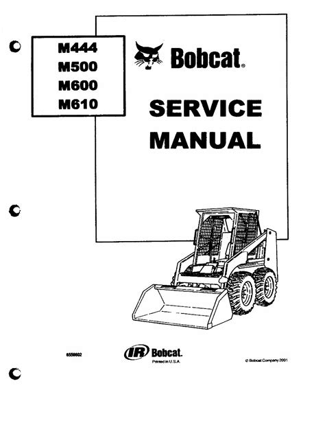 bobcat m600 skid steer loader|m600 bobcat service manual free.